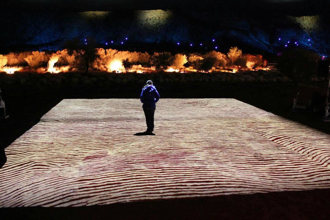 Eunice Napanangka Jack at Parrtjima