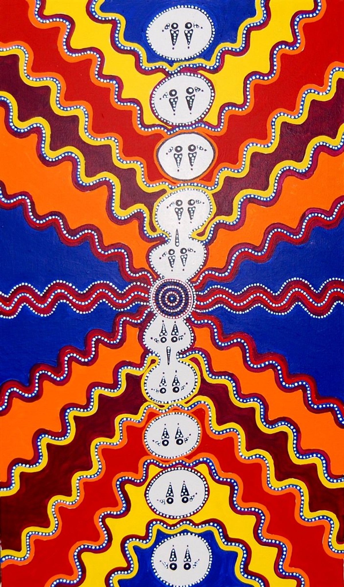 Kangaroo Dreaming by Billy Pareroultja