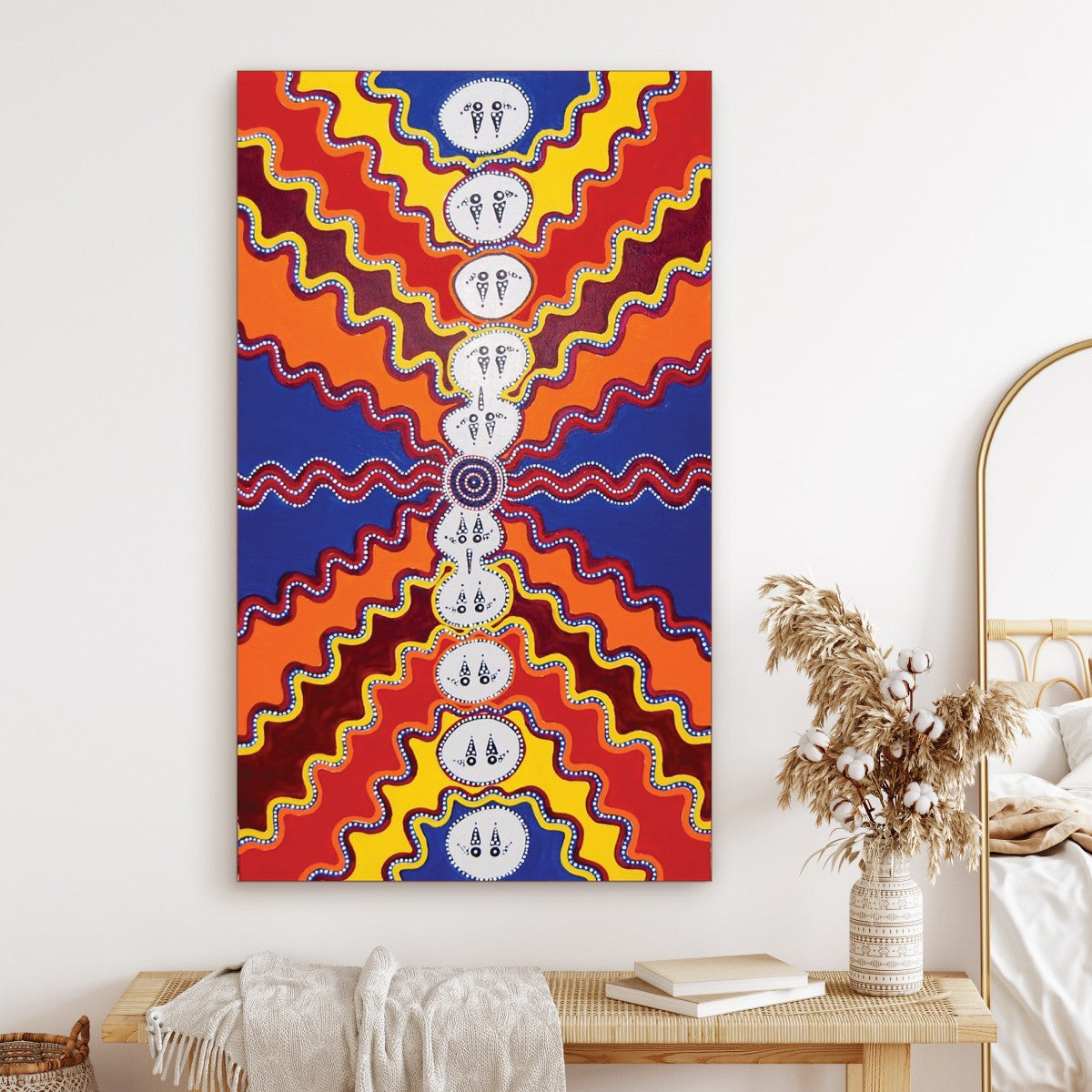 Kangaroo Dreaming by Billy Pareroultja