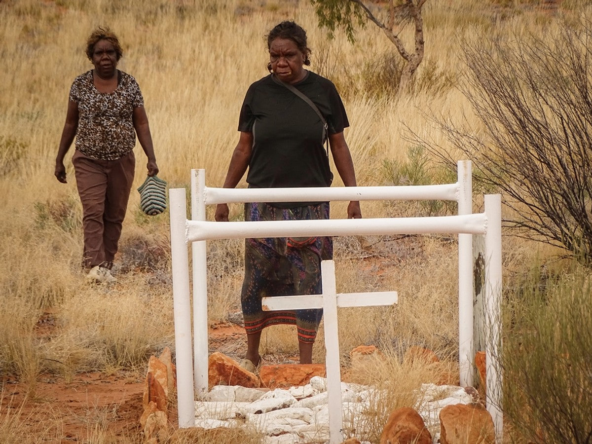 Ngurra ngakutjaku - Long way from home by Jeffrey Jackson