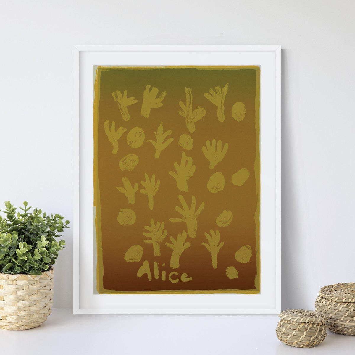 Trees in Talaalpi by Alice Nampitjinpa Dixon