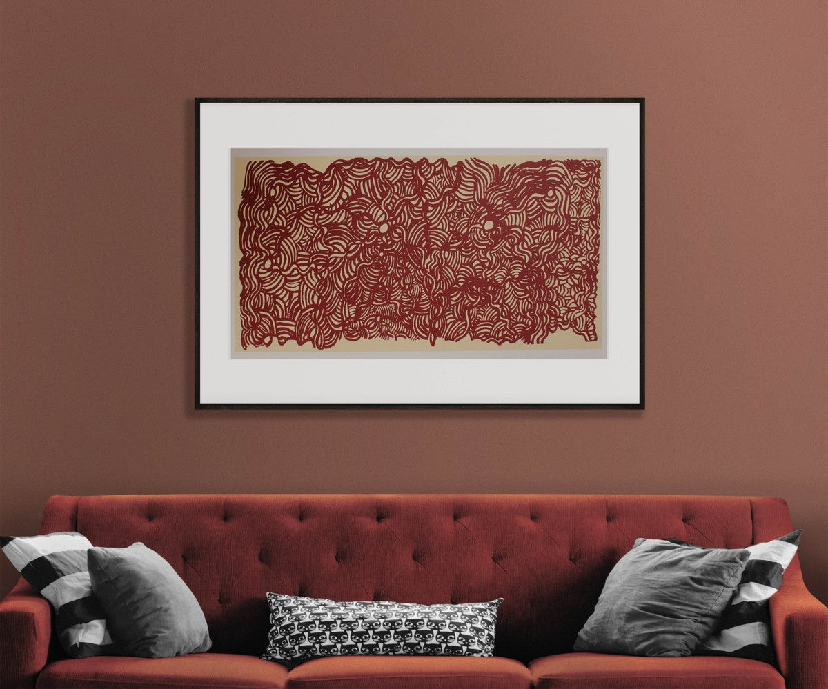 Papa Tjukurrpa - Dog Dreaming by Leonie Kamutu