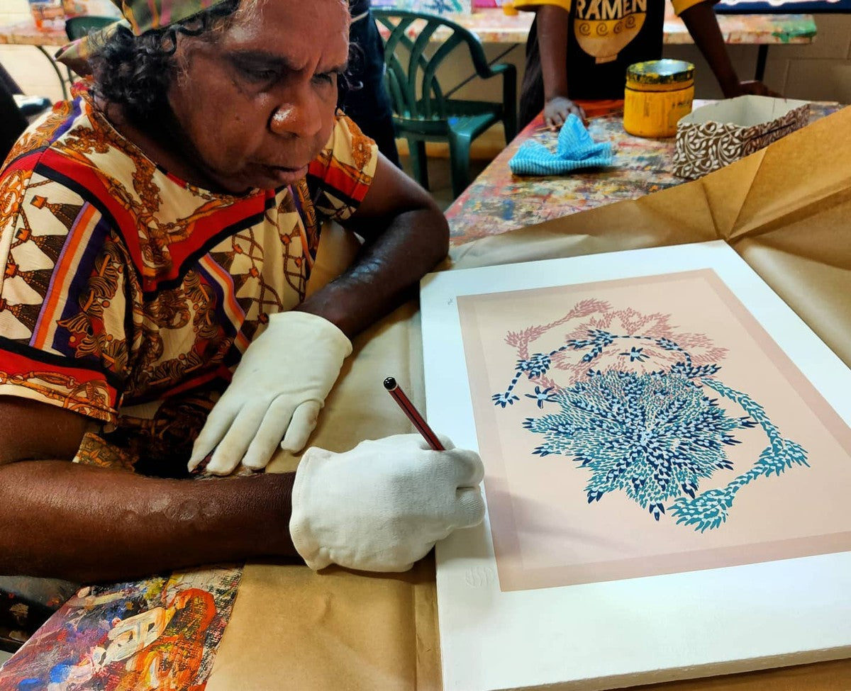 Bushflowers and seeds by Susie Lane