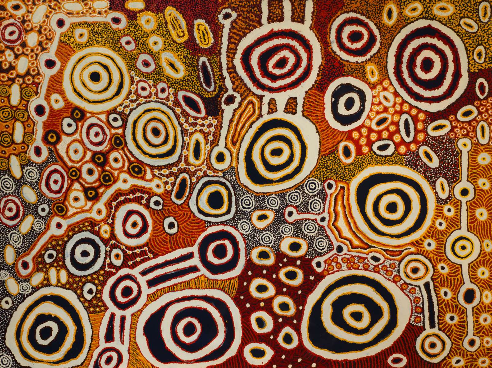 'Waru at Watarru' by Anne Dixon, Beryl Jimmy, Imatjala Pollard and Kumuntjai Minyintiri Muwitja