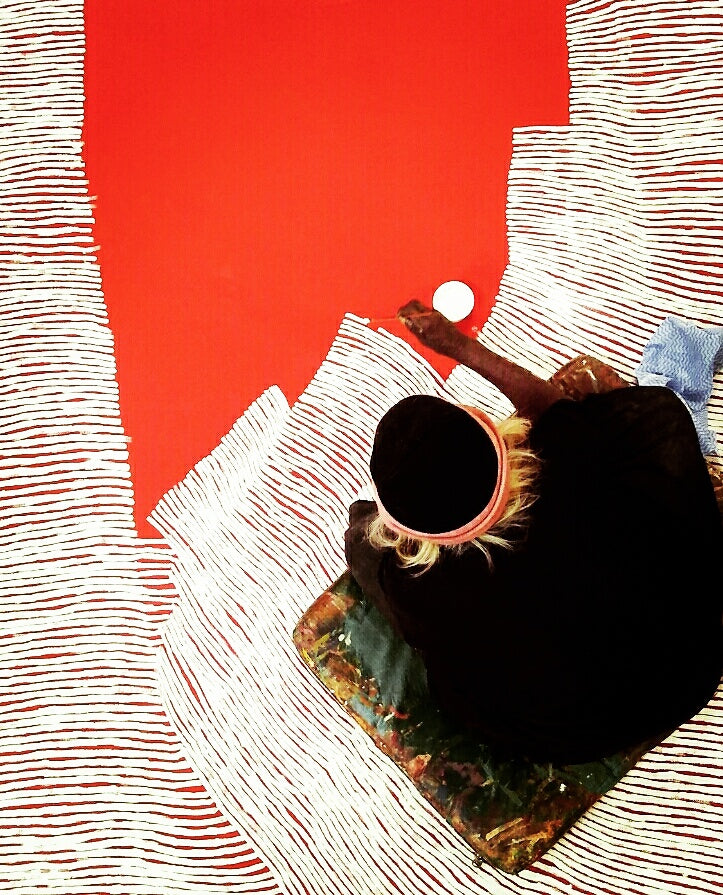 Eunice in the studio