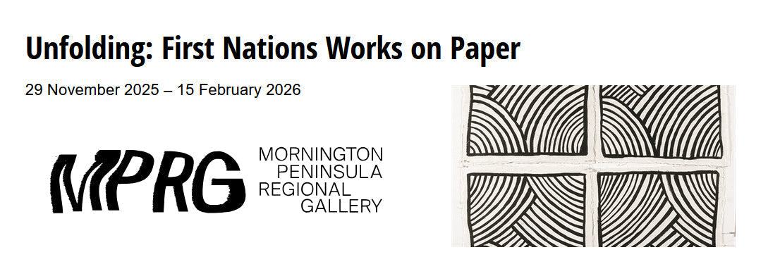 Ikuntji Artists Featured in Upcoming Exhibition - Unfolding: First Nations Works on Paper