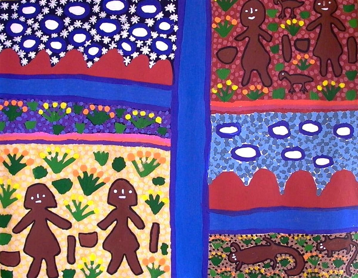 Napaltjarri Sisters by Molly Jugadai