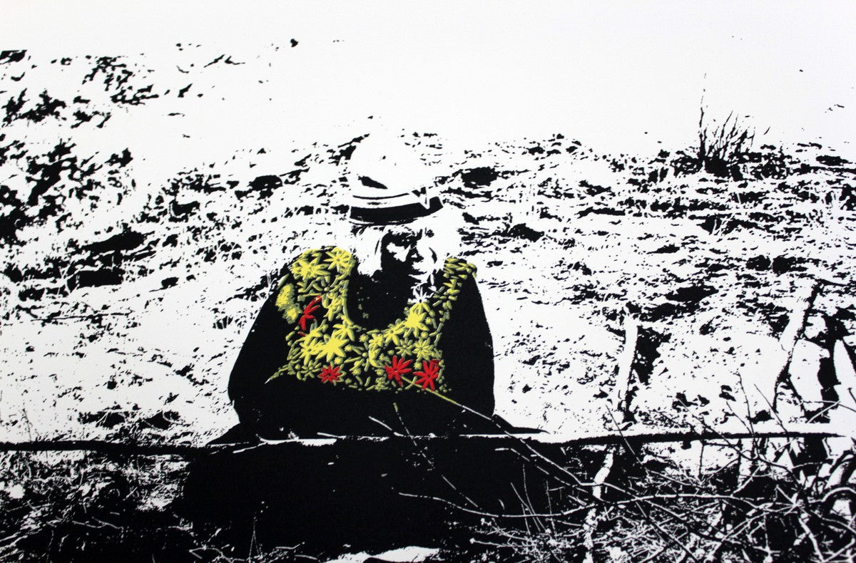 Napanangkalu watiya kuntanyi tururruku / Eunice is cutting the wood for clapping sticks by Christine Multa