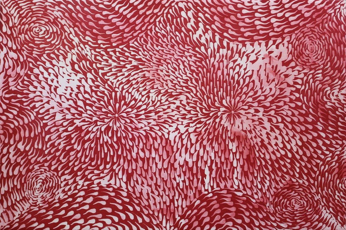 Yalka at Karrkurutinytja (Bush onion Dreaming at Lake Macdonald) by Daphne Marks