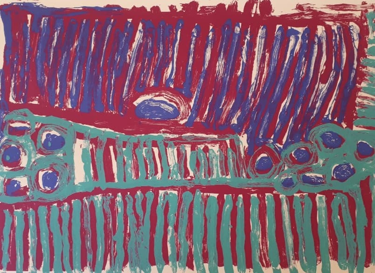 Kalipinpa - Water Dreaming by Mavis Marks