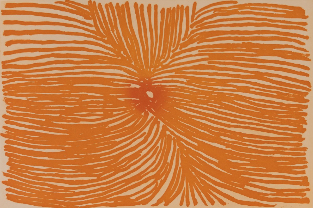 Water hole by Alice Nampitjinpa Dixon