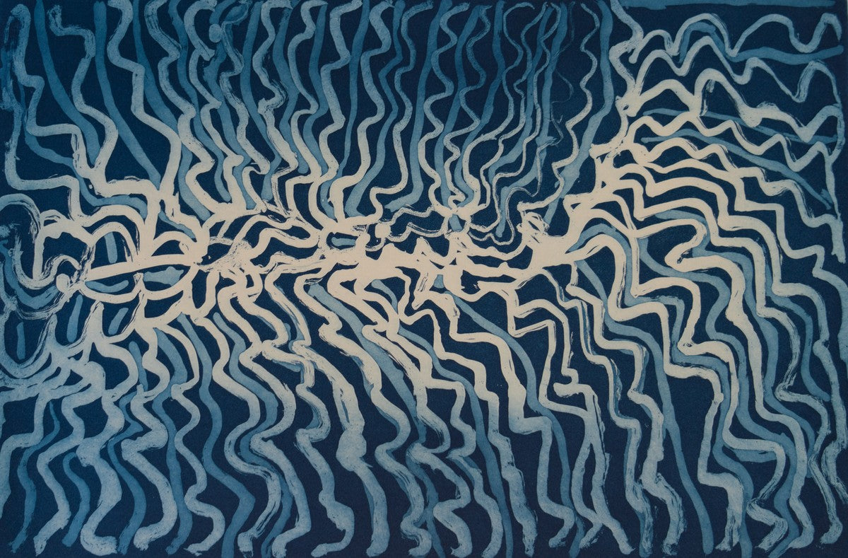 Tjilkamala - Porcupine rockhole by Alice Nampitjinpa Dixon