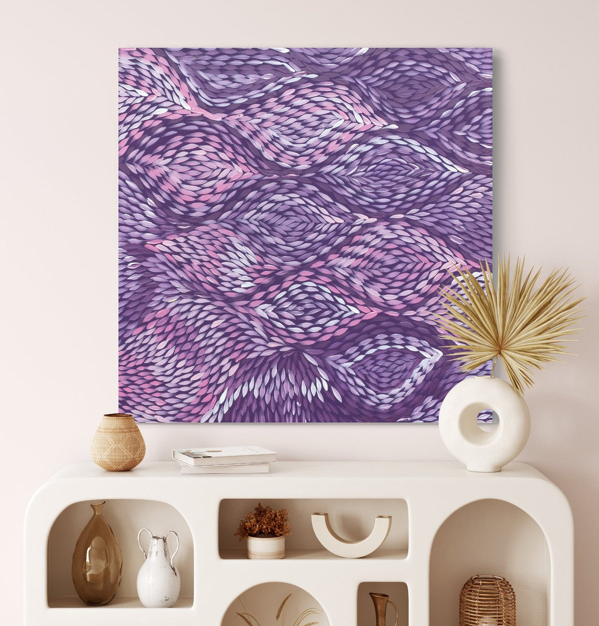 Yalka at Karrkurutinytja (Bush onion Dreaming at Lake Macdonald) by Daphne Marks