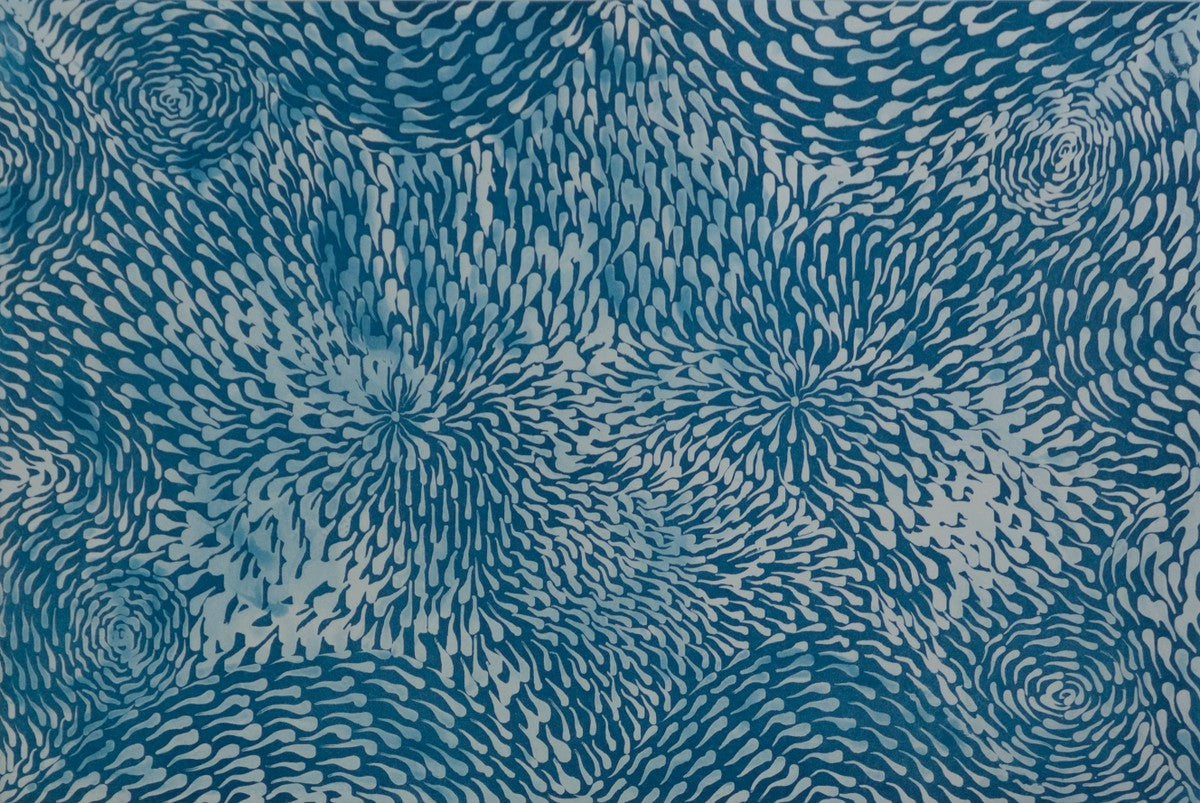 Yalka at Karrkurutinytja (Bush onion Dreaming at Lake Macdonald) by Daphne Marks