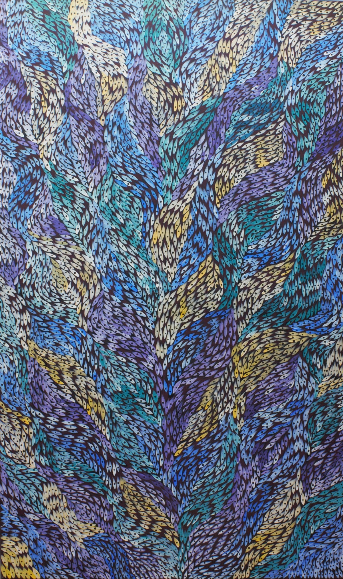 Yalka at Karrkurutinytja (Bush onion Dreaming at Lake Macdonald) by Daphne Marks