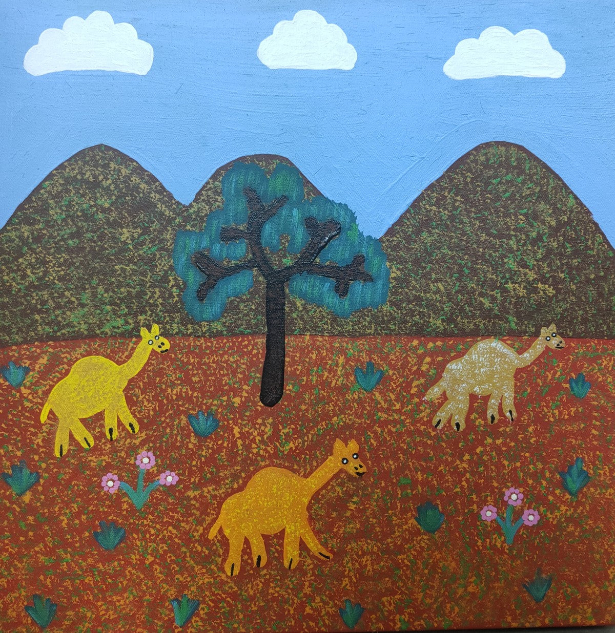 Camels at Kungkayunti by Benita Multa