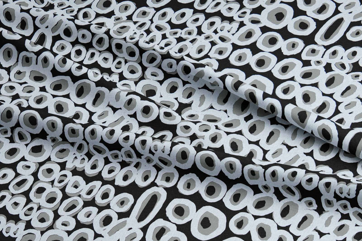Alice Dixon - Rockholes - Grey and White - Black - M1S