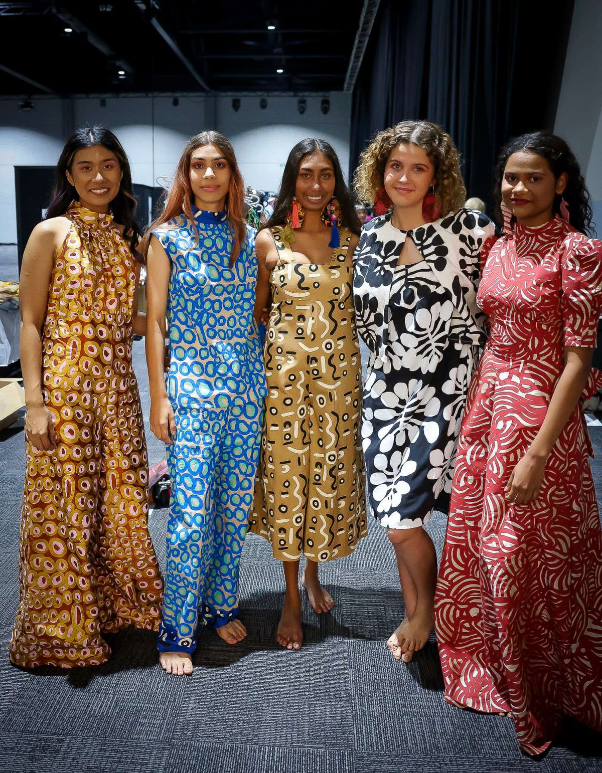 Backstage, Ikuntji Artists in collaboration with Black Cat Couture, Country to Couture, 2022, Mel Brautigam @territorysavvy