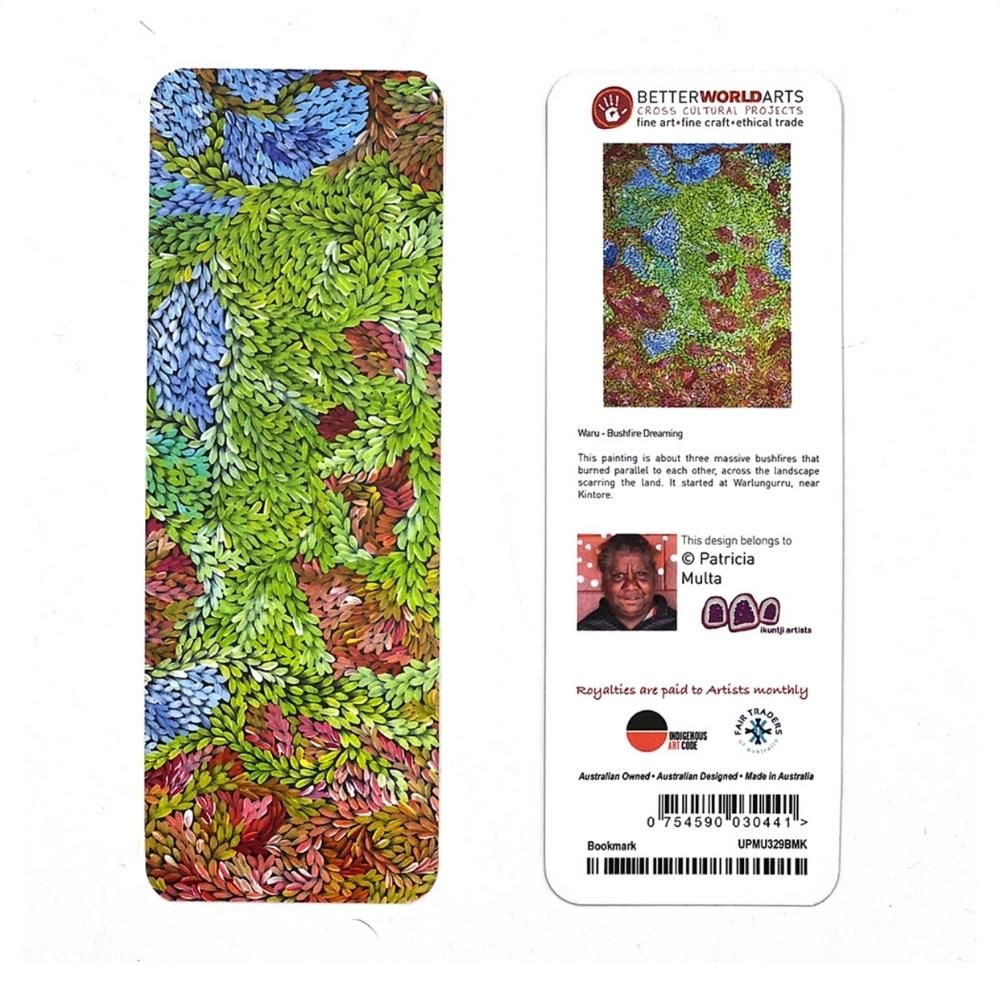 Bushfire Paper Bookmark