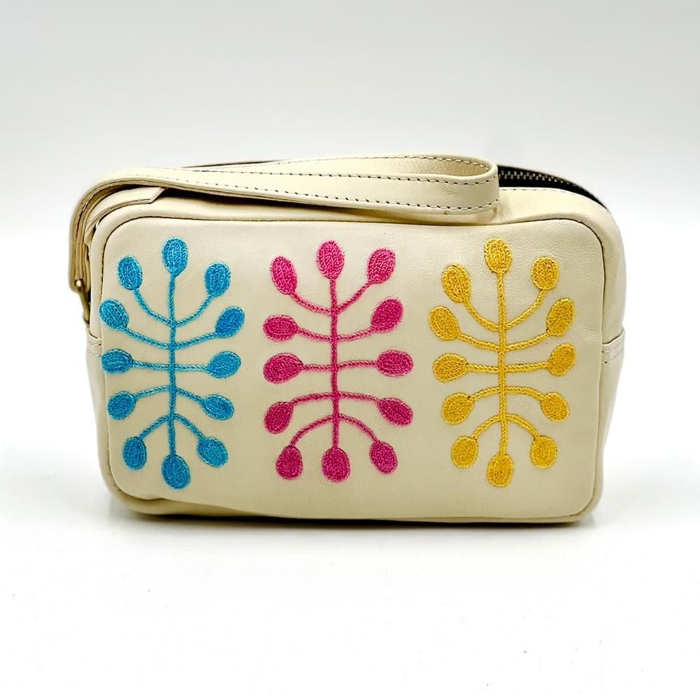 Embroidered Toiletry Bag - Watiya Tjuta