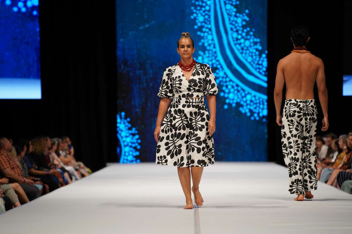 Ikuntji Artists, Ikuntji Artists, Show Two, Country to Couture, 2024, photo by Dylan Buckee_122