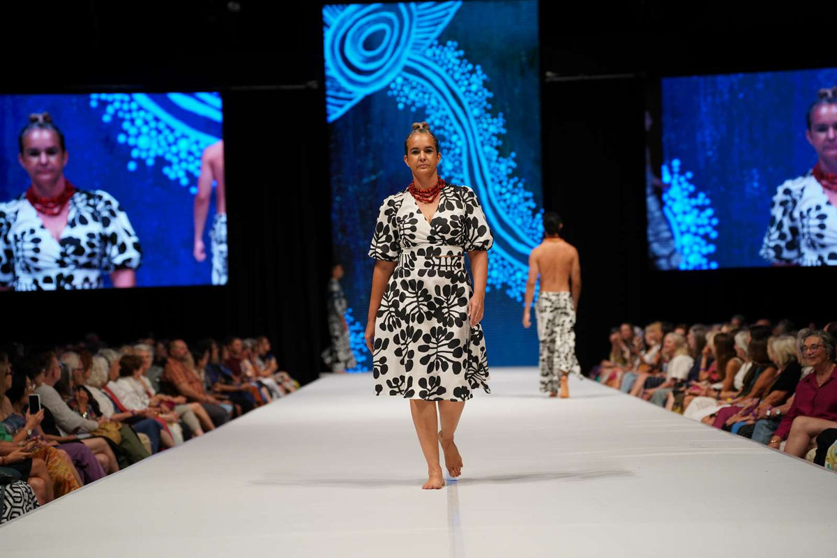 Ikuntji Artists, Ikuntji Artists, Show Two, Country to Couture, 2024, photo by Dylan Buckee_132