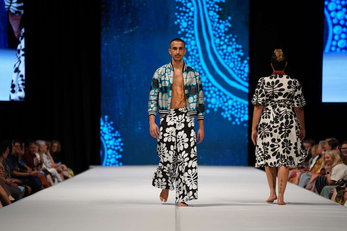 Ikuntji Artists, Ikuntji Artists, Show Two, Country to Couture, 2024, photo by Dylan Buckee_144