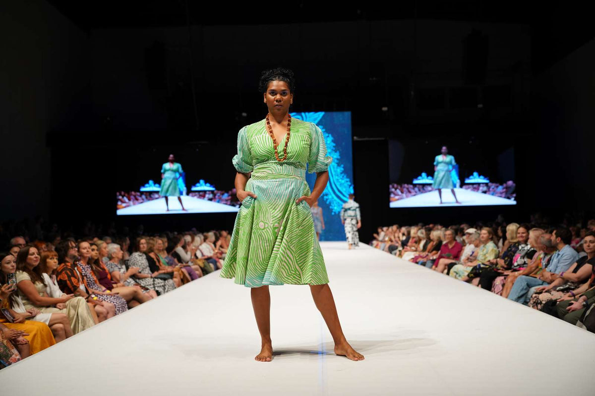 Ikuntji Artists, Ikuntji Artists, Show Two, Country to Couture, 2024, photo by Dylan Buckee_203