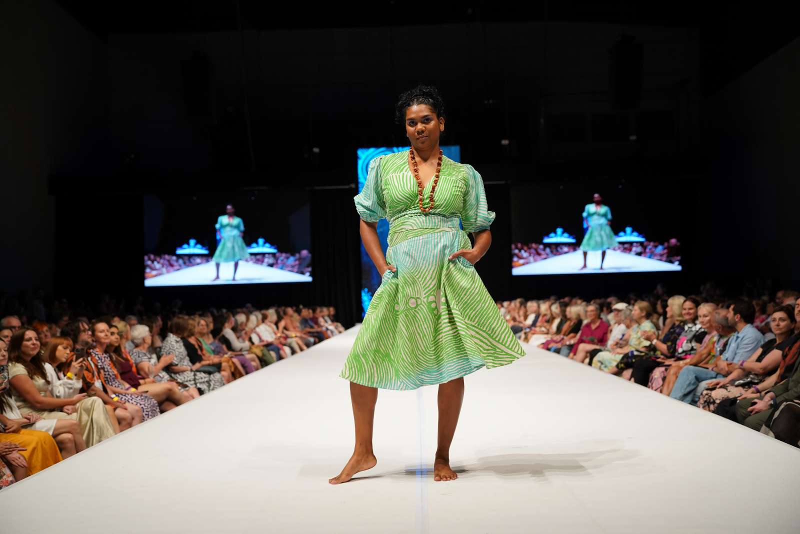 Ikuntji Artists, Ikuntji Artists, Show Two, Country to Couture, 2024, photo by Dylan Buckee_205