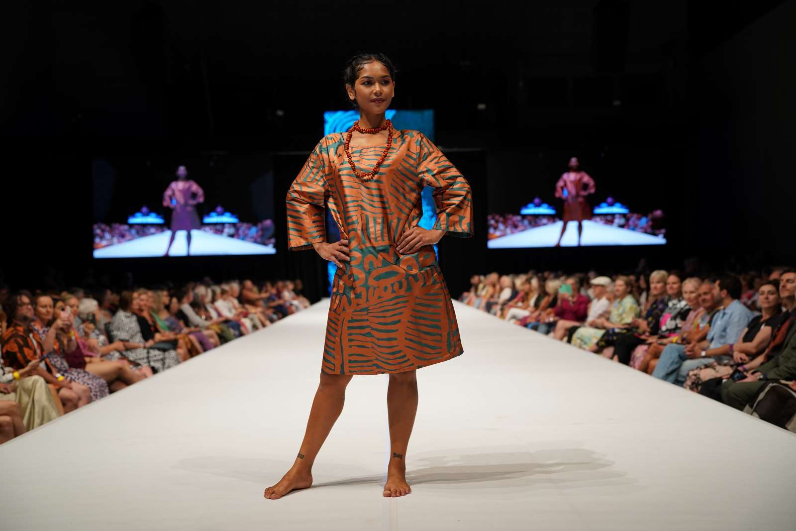 Ikuntji Artists, Ikuntji Artists, Show Two, Country to Couture, 2024, photo by Dylan Buckee_367