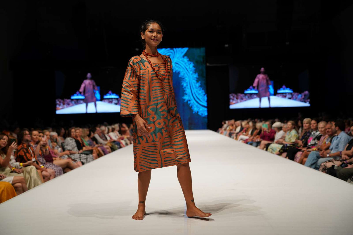 Ikuntji Artists, Ikuntji Artists, Show Two, Country to Couture, 2024, photo by Dylan Buckee_369