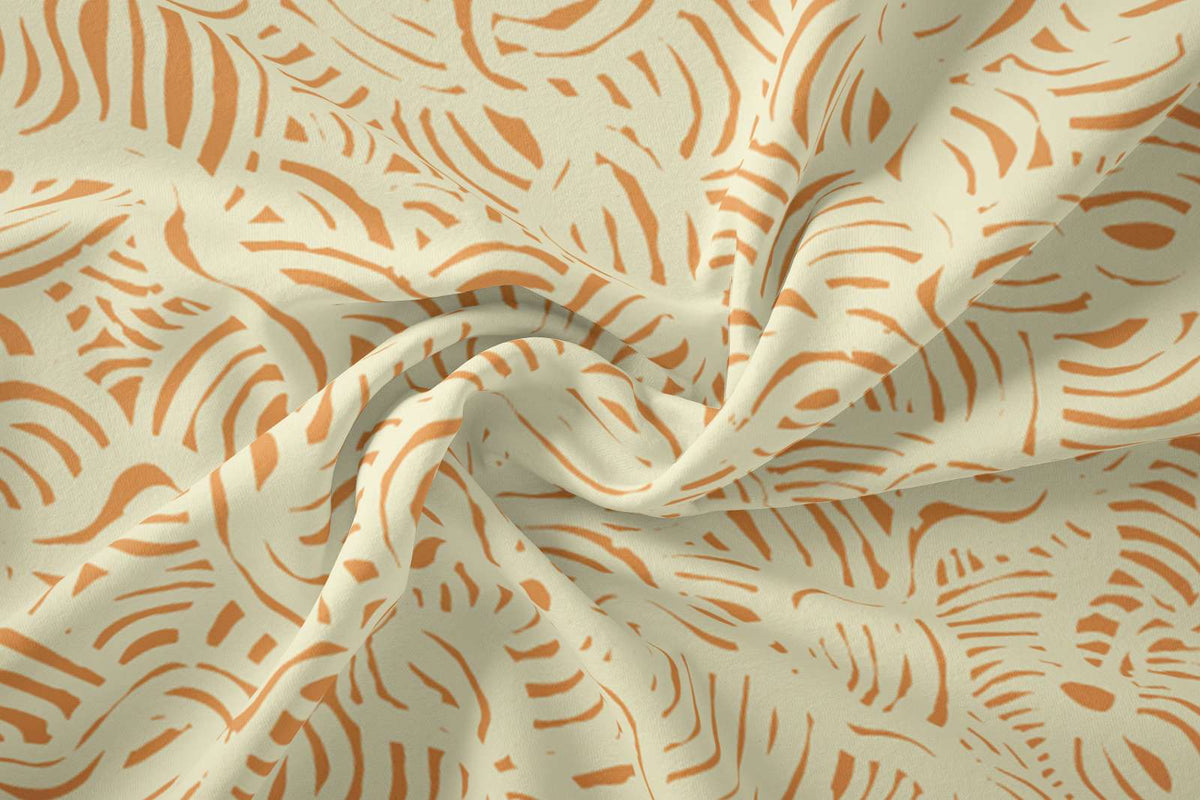 LeonieKamutu---PapaTjukurrpa---Cream(P2-1U)-TobaccoTencelLinen 1