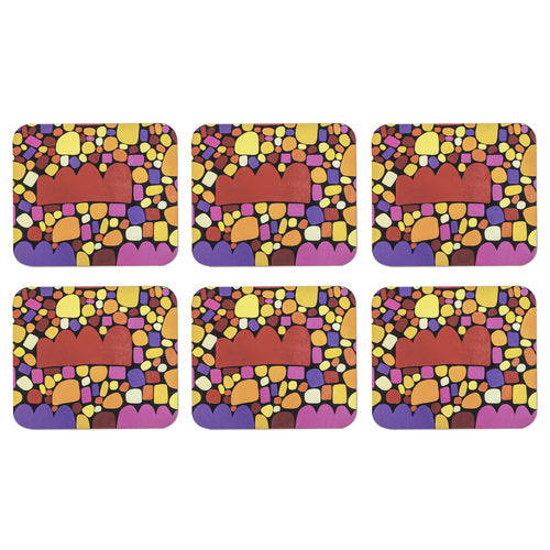 PULI PULI GRAPHITE 6PK COASTER
