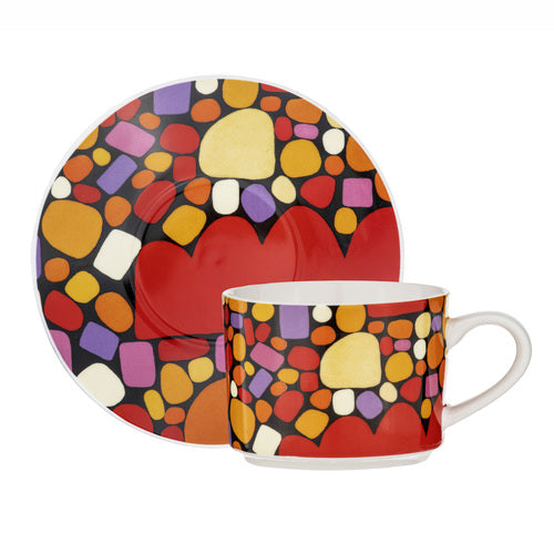 PULI PULI GRAPHITE CUP + SAUCER