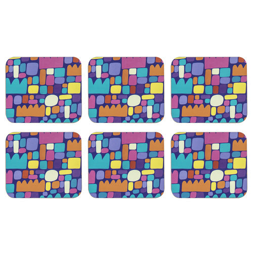 PULI PULI PURPLE 6PK COASTER