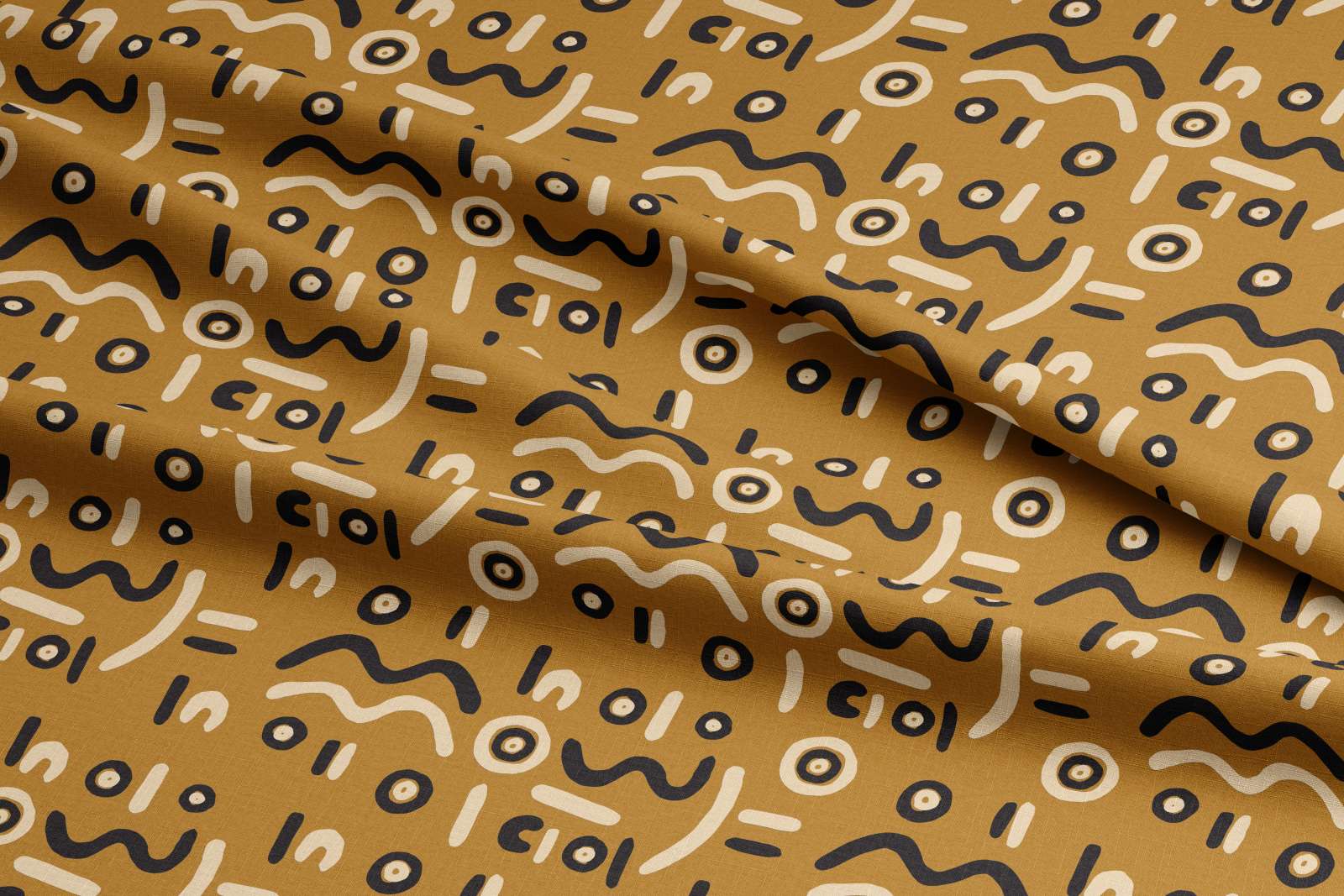 RL - Cream Black on Tobacco Linen - 2s