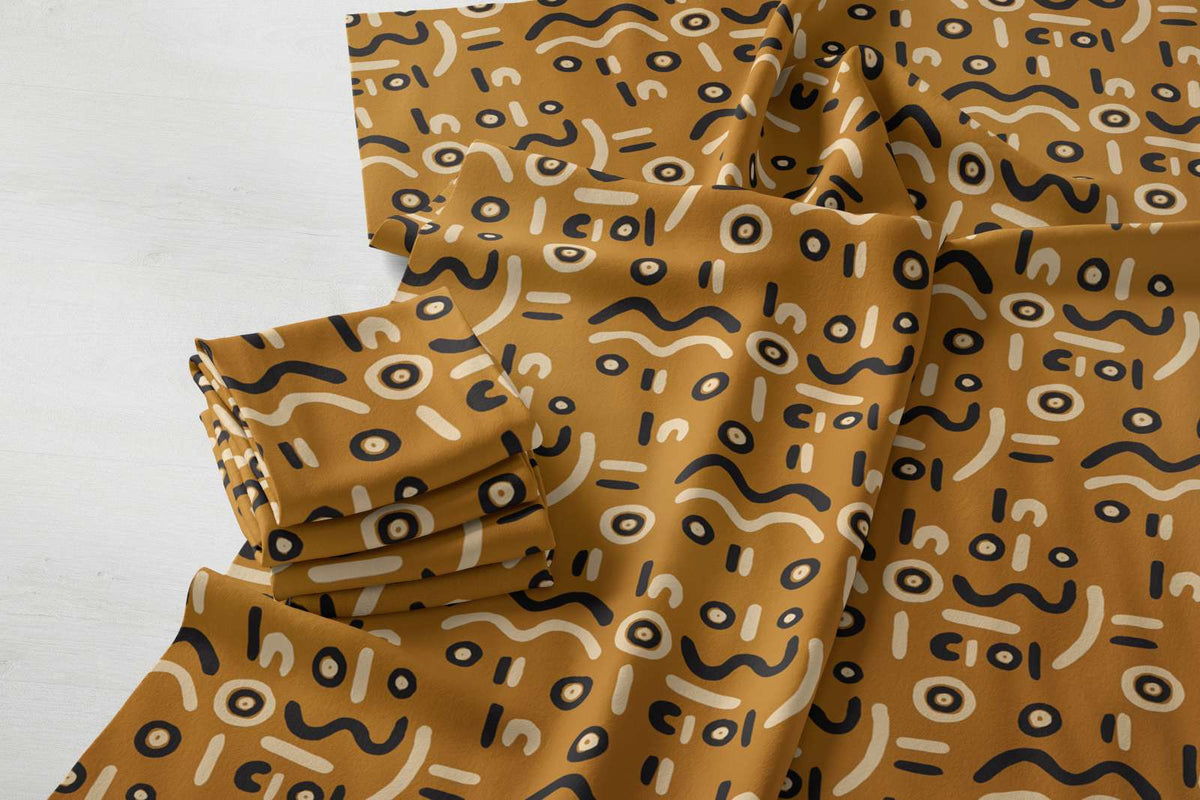 RL - Cream Black on Tobacco Linen - 3