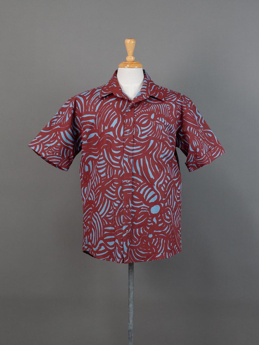 Ronney-Shirt-Papa-red-on-blue-