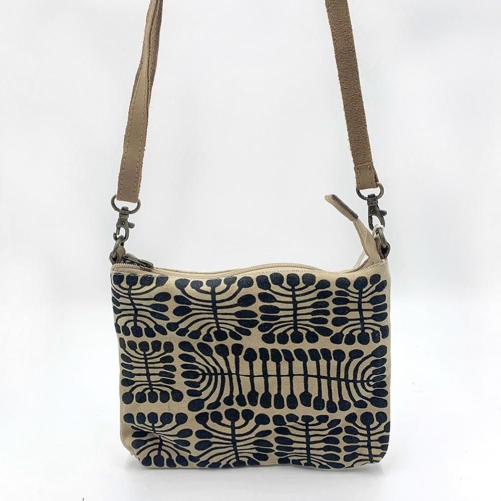 Watiya Tjuta Leather Cross Body Bag