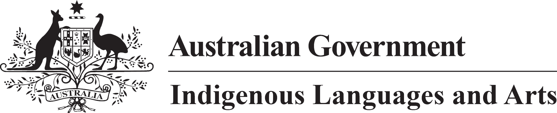 Australian Government - Indigenous Languages and Arts logo